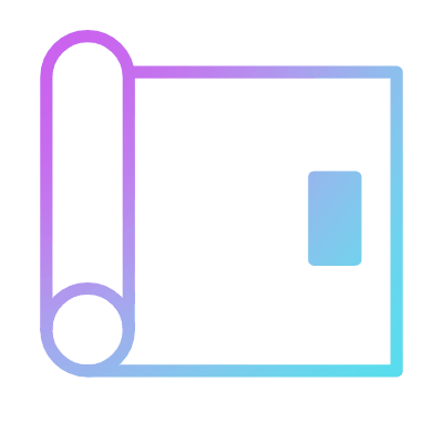 Gym Mat, Animated Icon, Gradient