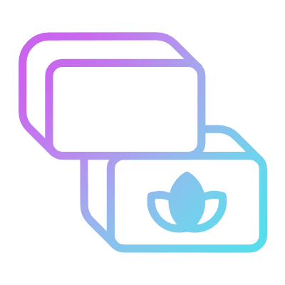 Yoga Blocks, Animated Icon, Gradient