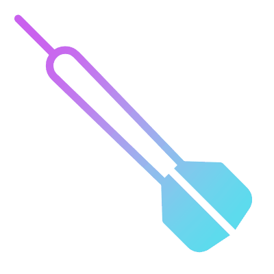Dart, Animated Icon, Gradient