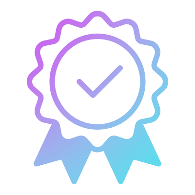 Badge Check, Animated Icon, Gradient