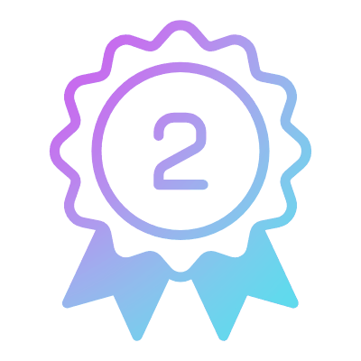 Badge Second, Animated Icon, Gradient