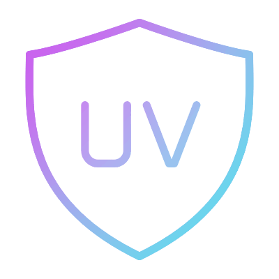 Shield UV, Animated Icon, Gradient