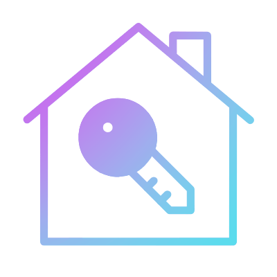 House Key, Animated Icon, Gradient