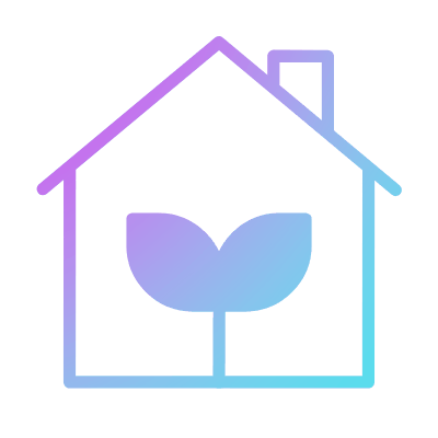 House Plant, Animated Icon, Gradient