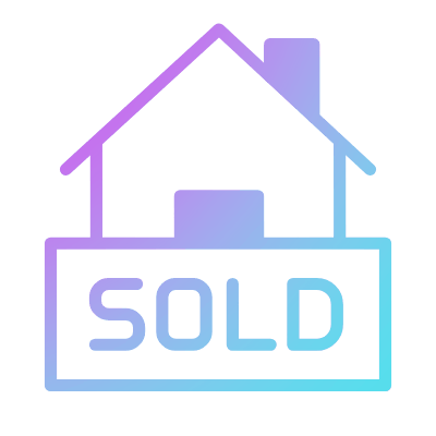 House Sold, Animated Icon, Gradient