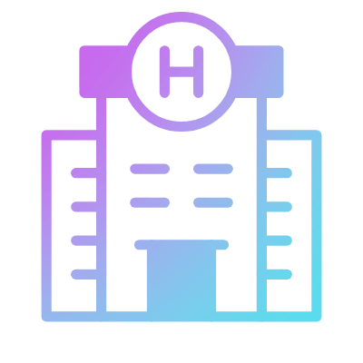 Hotel, Animated Icon, Gradient