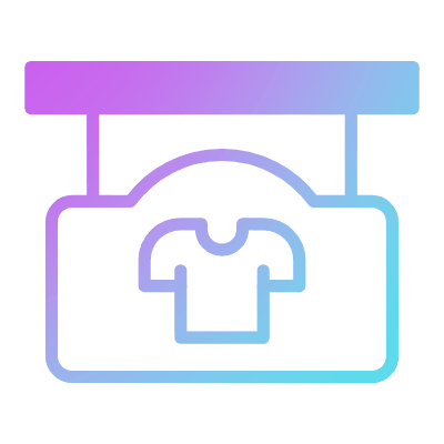 Changing Room, Animated Icon, Gradient