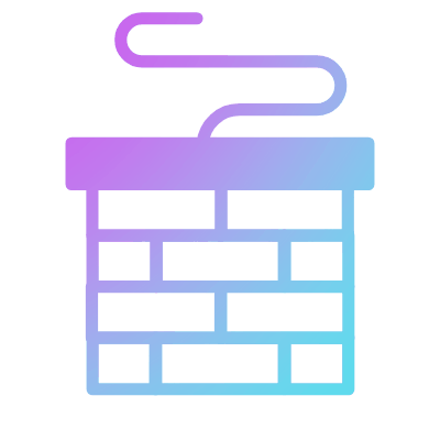 Chimney, Animated Icon, Gradient
