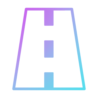 Road, Animated Icon, Gradient