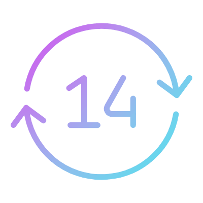 Arrows Rotate 14, Animated Icon, Gradient