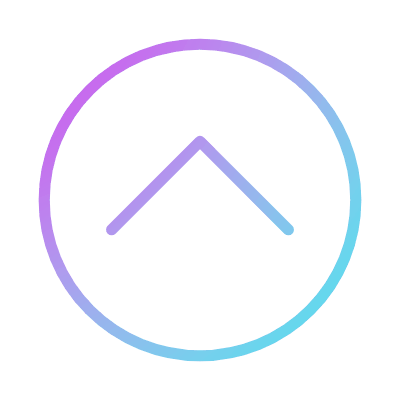 Chevron Up, Animated Icon, Gradient