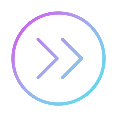 Chevrons Right, Animated Icon, Gradient