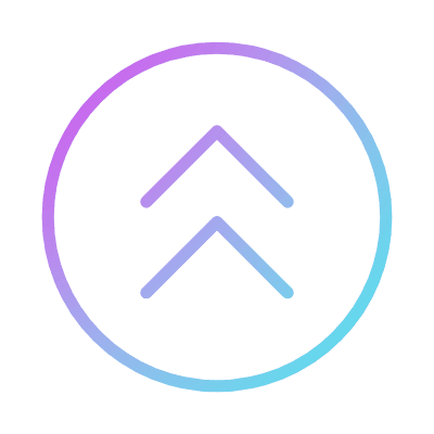 Chevrons Up, Animated Icon, Gradient