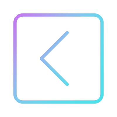 Chevron Left, Animated Icon, Gradient