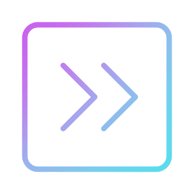 Chevrons Right, Animated Icon, Gradient