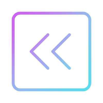 Chevrons Left, Animated Icon, Gradient