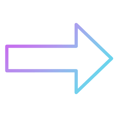 Arrow Right, Animated Icon, Gradient