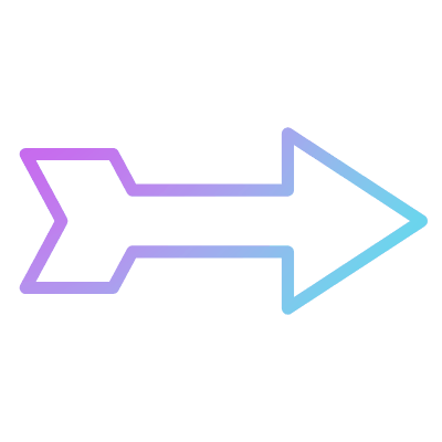 Arrow Right, Animated Icon, Gradient