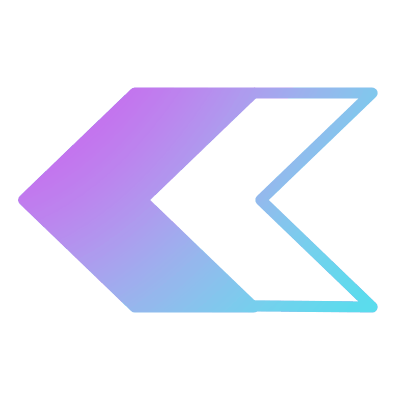 Chevron Steps Left, Animated Icon, Gradient