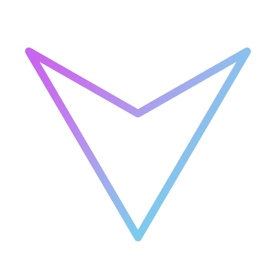 Down Arrow, Animated Icon, Gradient