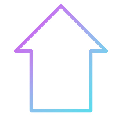 Arrow Up, Animated Icon, Gradient