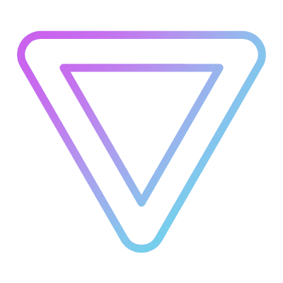 Give Way, Animated Icon, Gradient