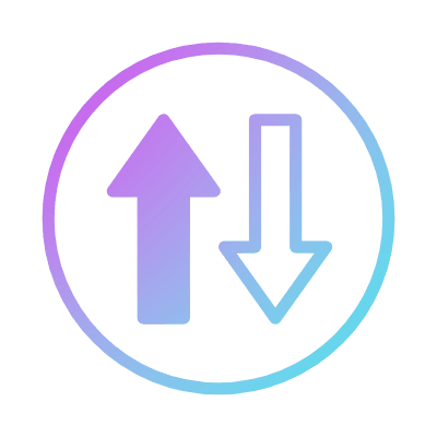 Priority Oncoming, Animated Icon, Gradient