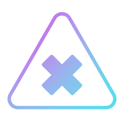 Uncontrolled Intersection, Animated Icon, Gradient