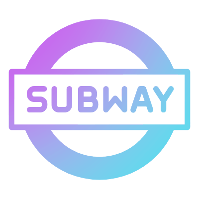 Subway, Animated Icon, Gradient