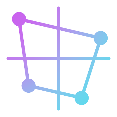 Quadrant Chart, Animated Icon, Gradient