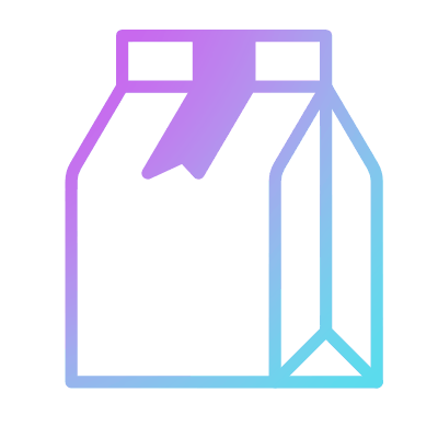 Paper Bag Tape, Animated Icon, Gradient