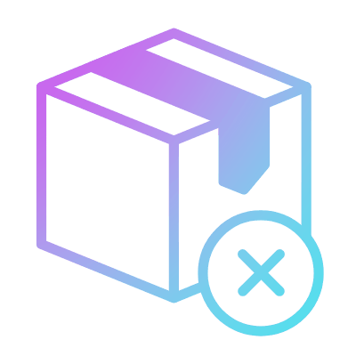 Box Cross, Animated Icon, Gradient