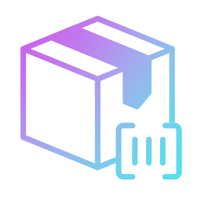Box Scan, Animated Icon, Gradient