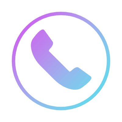 Phone Circle, Animated Icon, Gradient