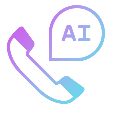 Phone AI, Animated Icon, Gradient