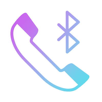 Phone Bluetooth, Animated Icon, Gradient