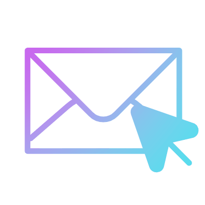 Mail Online, Animated Icon, Gradient