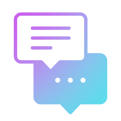Messages Dots, Animated Icon, Gradient