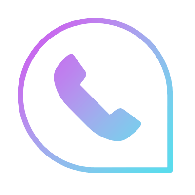 Chat Phone, Animated Icon, Gradient