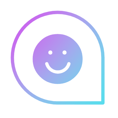 Chat Emoji, Animated Icon, Gradient