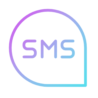 Chat SMS, Animated Icon, Gradient