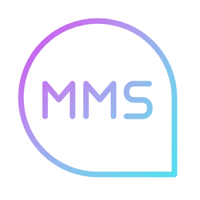 Chat MMS, Animated Icon, Gradient