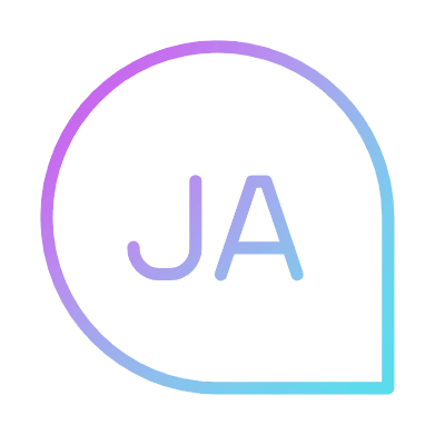 Chat Japanese, Animated Icon, Gradient