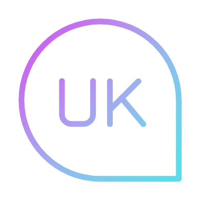 Chat Ukrainian, Animated Icon, Gradient