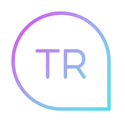 Chat Turkish, Animated Icon, Gradient