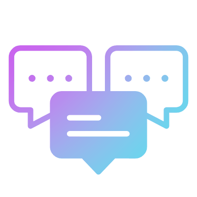 Messages Multi, Animated Icon, Gradient