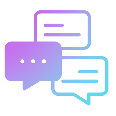Messages Multi Alt, Animated Icon, Gradient
