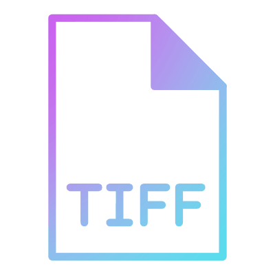 File TIFF, Animated Icon, Gradient