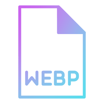 File WEBP, Animated Icon, Gradient