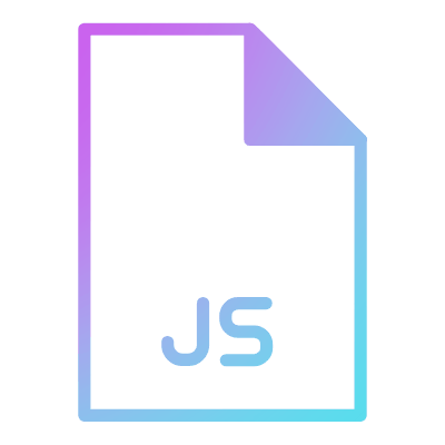File JS, Animated Icon, Gradient
